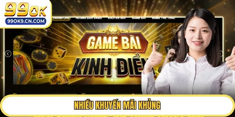 Nhiều khuyến mãi khủng