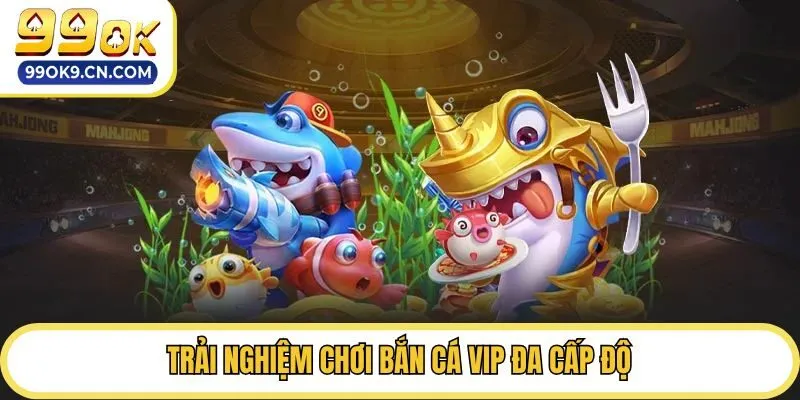 Trải nghiệm chơi bắn cá vip đa cấp độ